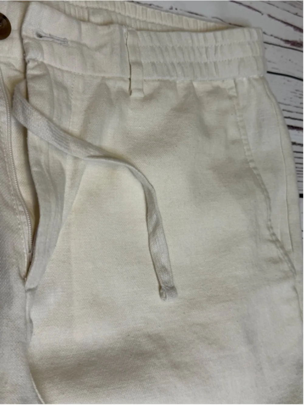 Banana Republic Pants Men's Linen Cotton Athletic Fit Trousers 32